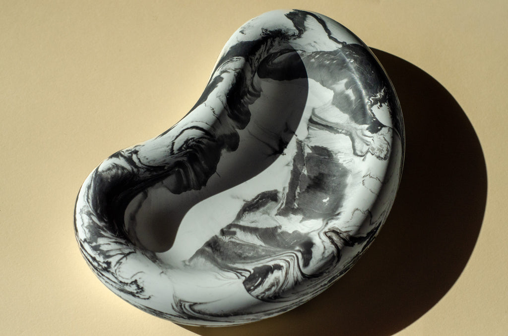Cast stone tray NIDUS