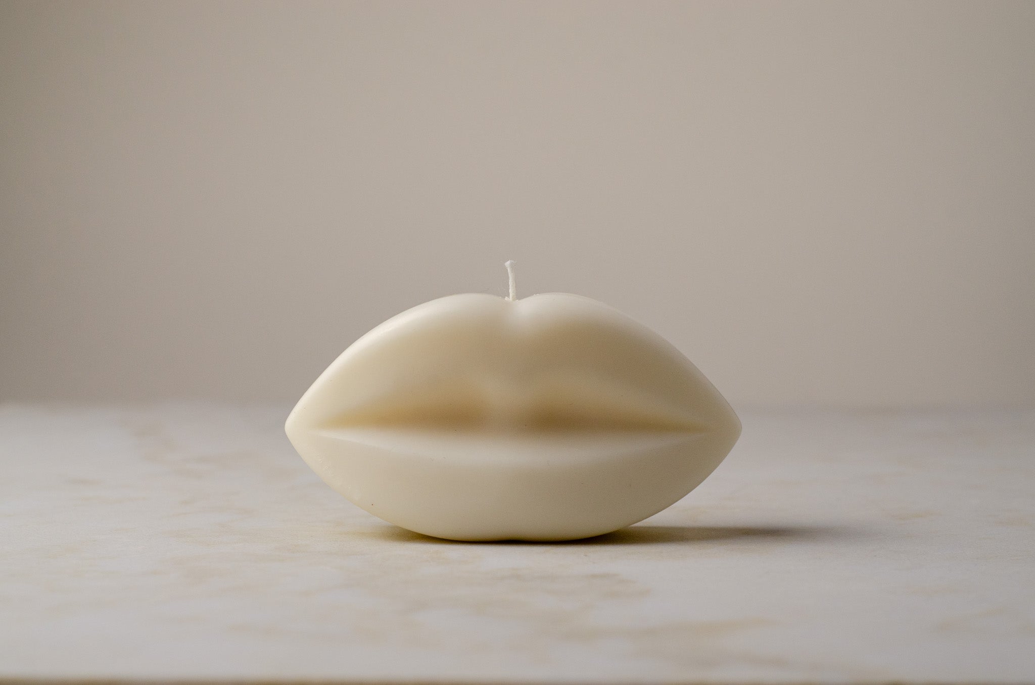 Flammér LŪPŲ formos sojų vaško žvakė natūralios spalvos